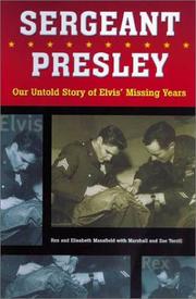 Cover of Sergeant Presley by Rex Mansfield