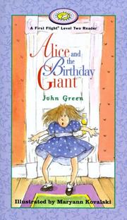 Front cover of Alice and the birthday giant by Green, John