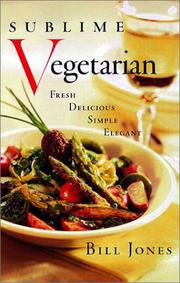Cover of Sublime vegetarian by W. A. Jones