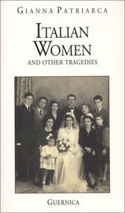 Front cover of Italian women and other tragedies by Gianna Patriarca