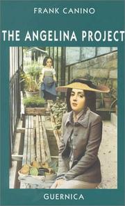 Front cover of The Angelina project by Frank Canino