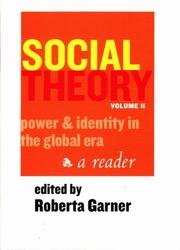 Cover of Social theory by Roberta Garner