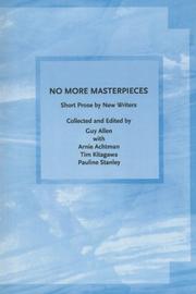 Cover of No more masterpieces by Guy Allen