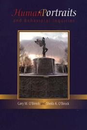 Front cover of Human portraits and behavioral inquiries by Gary O'Bireck