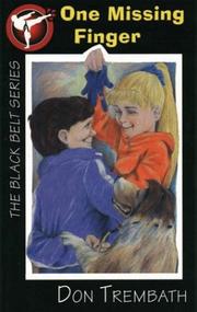 Cover of One missing finger by Don Trembath