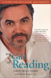 Front cover of The gift of reading by Dave Bouchard