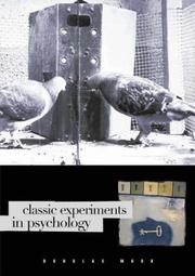 Cover of Classic Experiments in Psychology by Douglas Mook