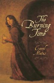 Cover of The burning time by Carol Matas