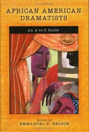Front cover of African American Dramatists by Emmanuel S. Nelson