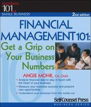 Cover of Financial Management 101 by Angie Mohr