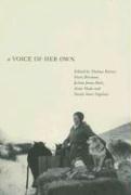Front cover of A voice of her own by Thelma Poirier