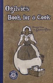 Front cover of Ogilvie's Book for a Cook by Elizabeth Driver