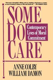Cover of Some Do Care by Anne Colby