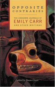Cover of Opposite Contraries by Emily Carr