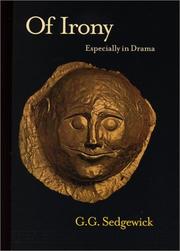 Front cover of Of irony by Garnett Gladwin Sedgewick