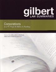 Front cover of Corporations (Gilbert Law Summaries) by Jesse H. Choper
