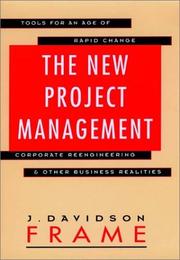 Cover of The new project management by J. Davidson Frame