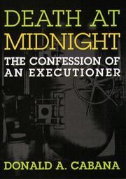 Front cover of Death At Midnight by Donald A. Cabana