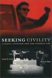 Cover of Seeking civility by George W. Jarecke
