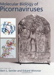 Front cover of Molecular Biology of Picornaviruses by Unknown