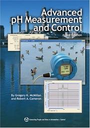 Front cover of Advanced pH measurement and control by Gregory K. McMillan