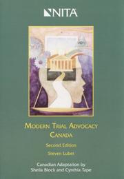 Cover of Modern trial advocacy by Steven Lubet