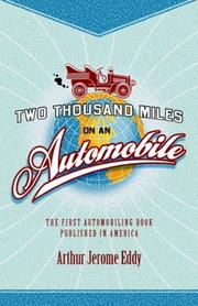 Front cover of Two Thousand Miles on an Automobile by Arthur Jerome Eddy