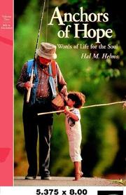 Front cover of Anchors of hope by Hal McElwaine Helms