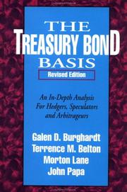 Cover of The treasury bond basis by Galen D. Burghardt