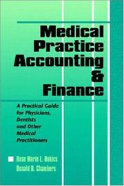 Front cover of Medical practice accounting & finance by Rosie L. Bukics