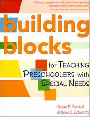 Front cover of Building blocks for teaching preschoolers with special needs by Susan Rebecka Sandall