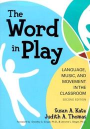 Cover of The word in play by Susan A. Katz