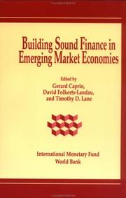 Front cover of Building sound finance in emerging market economies by Gerard Caprio