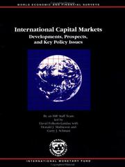 Cover of International Capital Markets by Takatoshi Itō