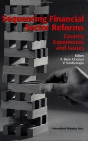 Cover of Sequencing financial sector reforms by R. B. Johnston
