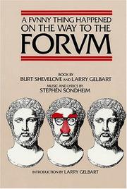 Front cover of Funny thing happened on the way to the forum by Stephen Sondheim