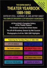 Front cover of Theater Yearbook 1989-1990 by Hal Leonard Corp.