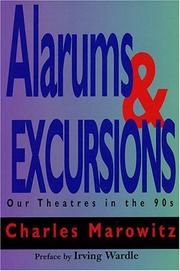 Cover of Alarums & excursions by Charles Marowitz