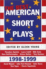 Front cover of The Best American Short Plays 1998-1999 (Best American Short Plays) by Glenn Young
