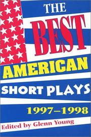 Front cover of The Best American Short Plays 1997-1998 (Best American Short Plays) by Glenn Young
