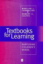 Cover of Textbooks for learning by Marilyn J. Chambliss