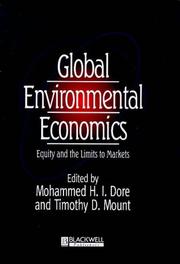 Front cover of Global environmental economics by M. H. I. Dore