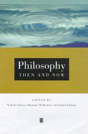 Front cover of Philosophy then and now by N. Scott Arnold