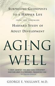 Cover of Aging Well by George E. Vaillant