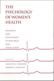 Front cover of The Psychology of women's health by Annette L. Stanton