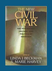 Front cover of The new civil war by Linda J. Beckman