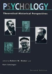 Cover of Psychology by Robert W. Rieber
