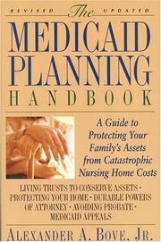 Front cover of The Medicaid Planning Handbook by Alexander A. Bove Jr.