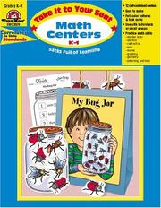Front cover of Take it to Your Seat Math Centers K-1 (Take It to Your Seat) by Jill Norris