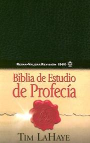 Front cover of Biblia De Estudio De Profecia by Tim F. LaHaye